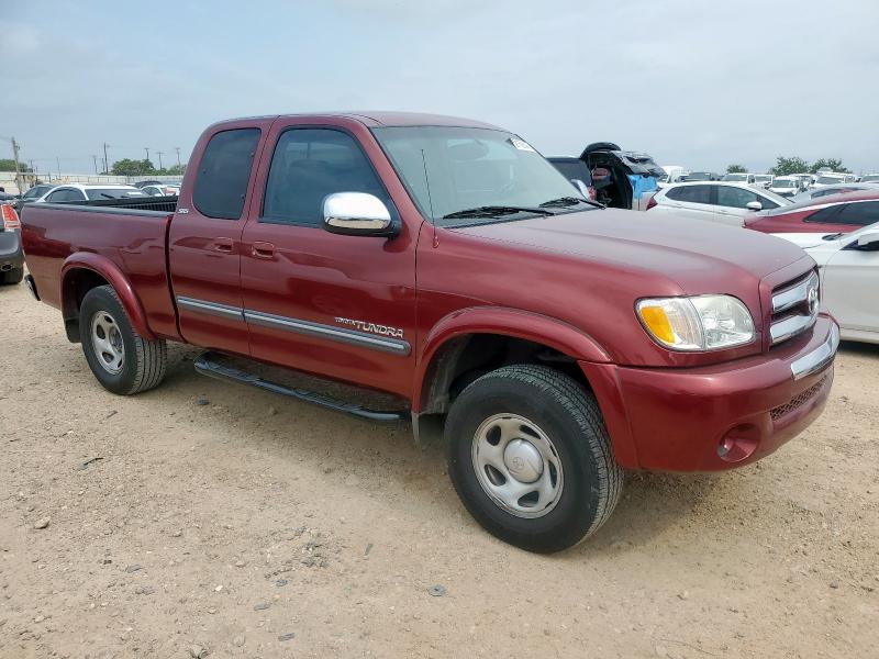 5TBRN34174S446719 - 2004 TOYOTA TUNDRA ACCESS CAB SR5 BURGUNDY photo 4