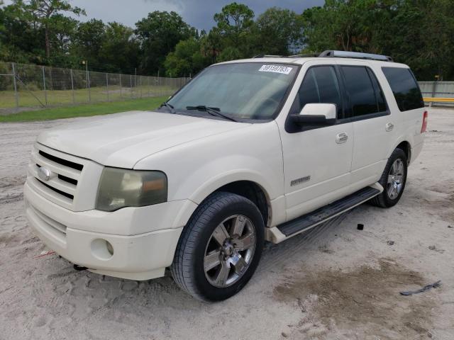 1FMFU20528LA59661 - 2008 FORD EXPEDITION LIMITED WHITE photo 1