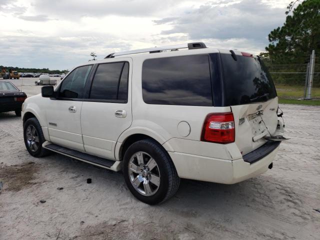 1FMFU20528LA59661 - 2008 FORD EXPEDITION LIMITED WHITE photo 2