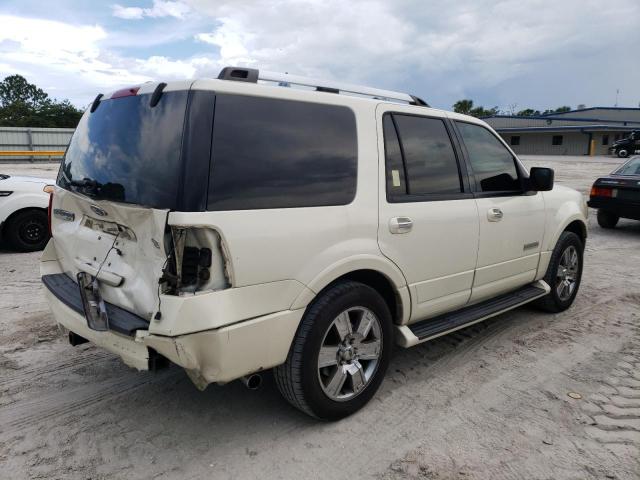 1FMFU20528LA59661 - 2008 FORD EXPEDITION LIMITED WHITE photo 3