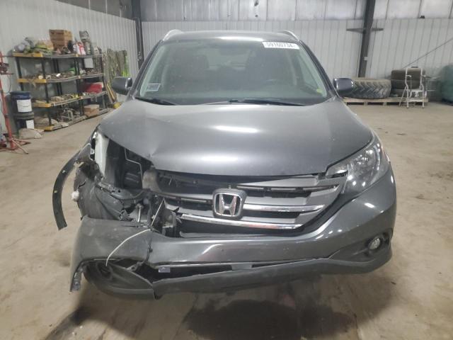 2HKRM4H74DH687481 - 2013 HONDA CR-V EXL GRAY photo 5