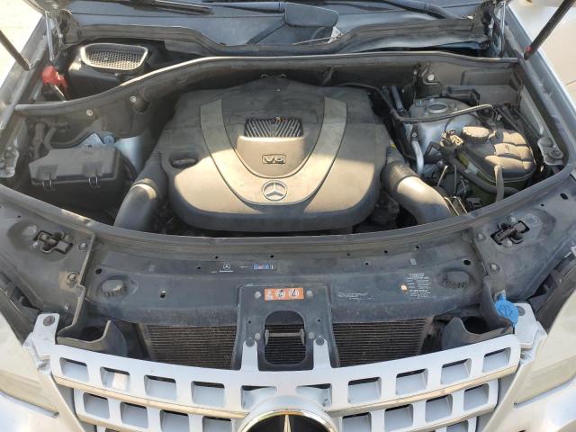 4JGBB8GB5AA562637 - 2010 MERCEDES-BENZ ML 350 4MATIC SILVER photo 12