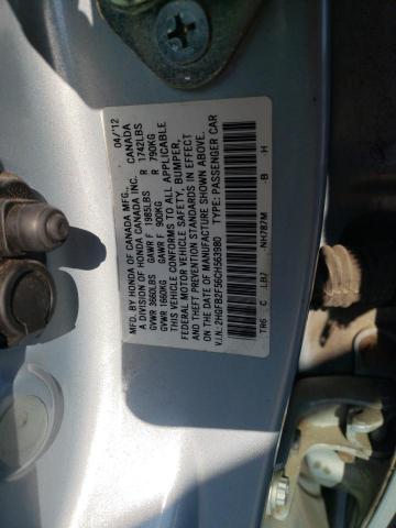 2HGFB2F56CH563980 - 2012 HONDA CIVIC LX BLUE photo 12