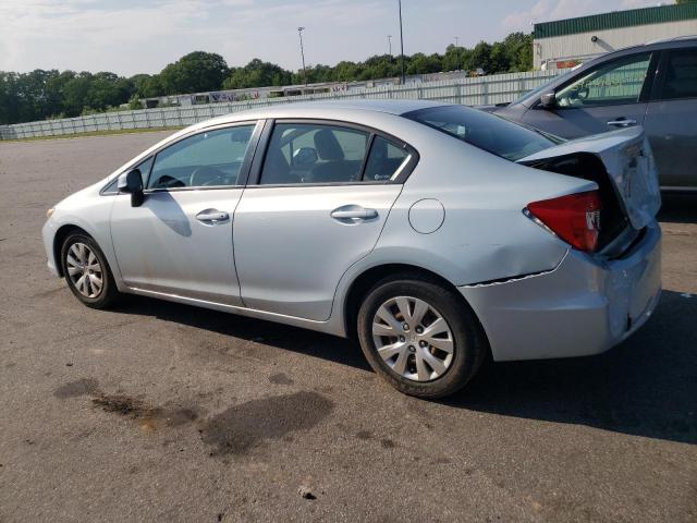 2HGFB2F56CH563980 - 2012 HONDA CIVIC LX BLUE photo 2