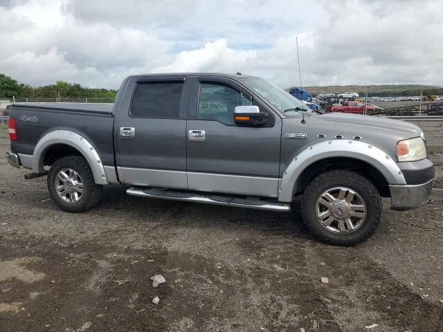 1FTPW14528FC00265 - 2008 FORD F150 SUPERCREW GRAY photo 4