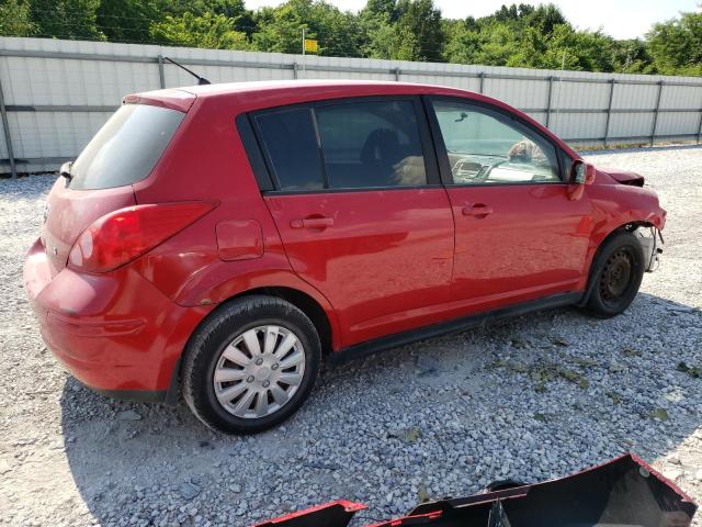 3N1BC13E27L438872 - 2007 NISSAN VERSA S RED photo 3