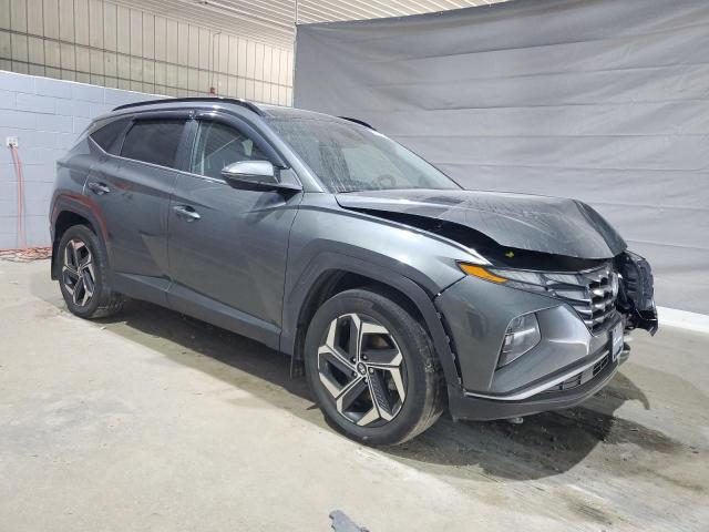 KM8JFCA14NU080572 - 2022 HYUNDAI TUCSON SEL CONVENIENCE GRAY photo 4