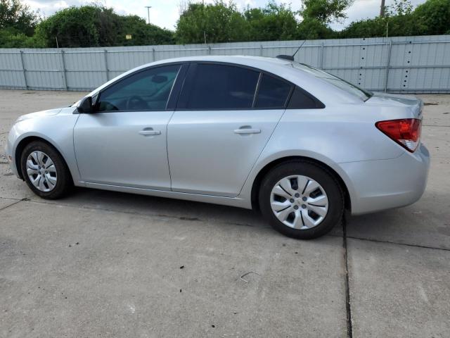 1G1P15SH2F7191781 - 2015 CHEVROLET CRUZE L SILVER photo 2