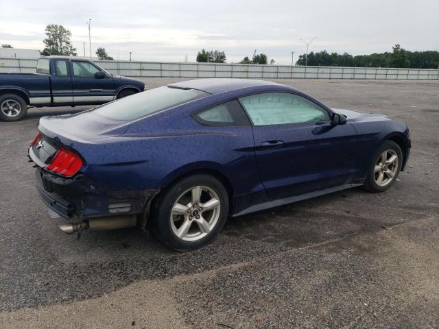 1FA6P8TH1J5106733 - 2018 FORD MUSTANG BLUE photo 3