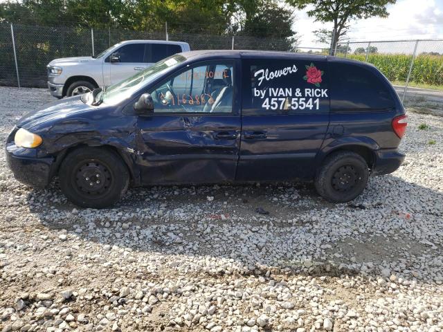 1C4GP45R45B117245 - 2005 CHRYSLER TOWN & COU ლურჯი ფოტო 9