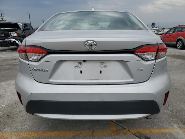 5YFEPMAE1MP219614 - 2021 TOYOTA COROLLA LE SILVER photo 6