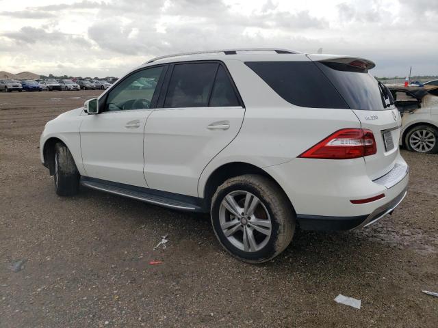 4JGDA5HB5EA386378 - 2014 MERCEDES-BENZ ML 350 4MATIC WHITE photo 2