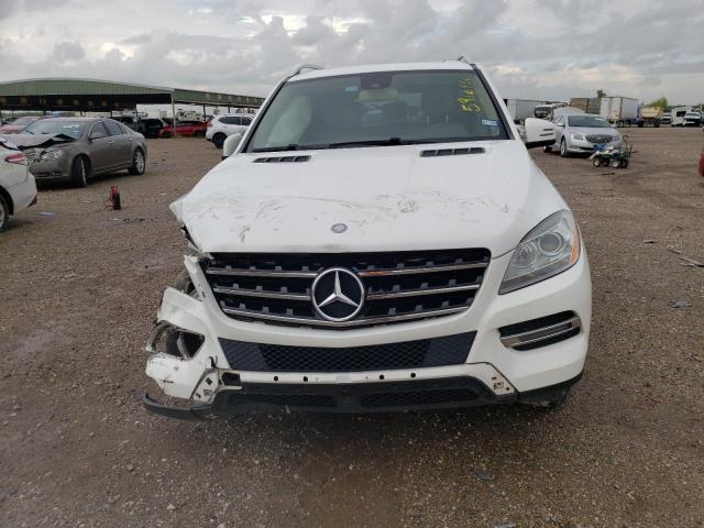 4JGDA5HB5EA386378 - 2014 MERCEDES-BENZ ML 350 4MATIC WHITE photo 5