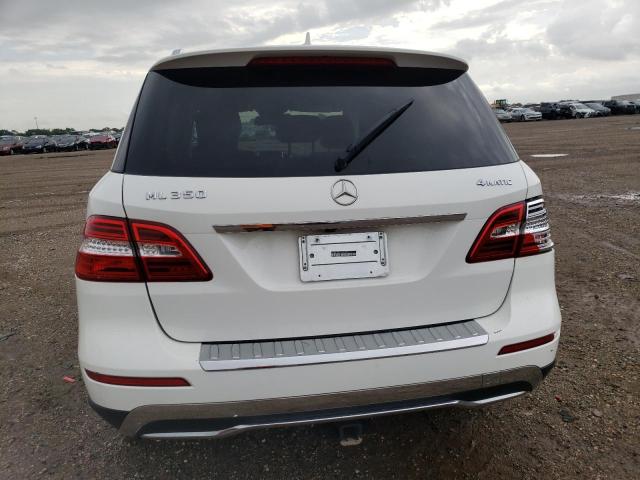 4JGDA5HB5EA386378 - 2014 MERCEDES-BENZ ML 350 4MATIC WHITE photo 6