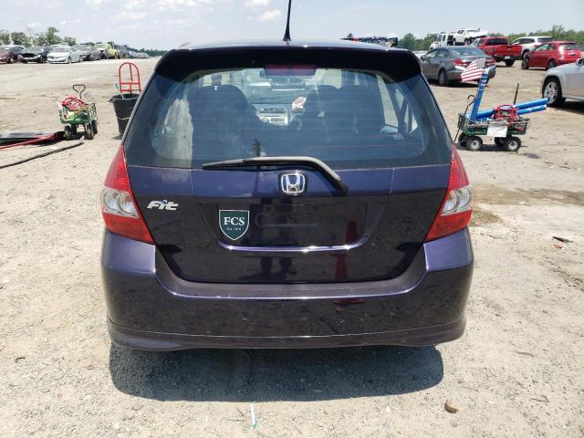 JHMGD38658S026766 - 2008 HONDA FIT SPORT BLUE photo 6