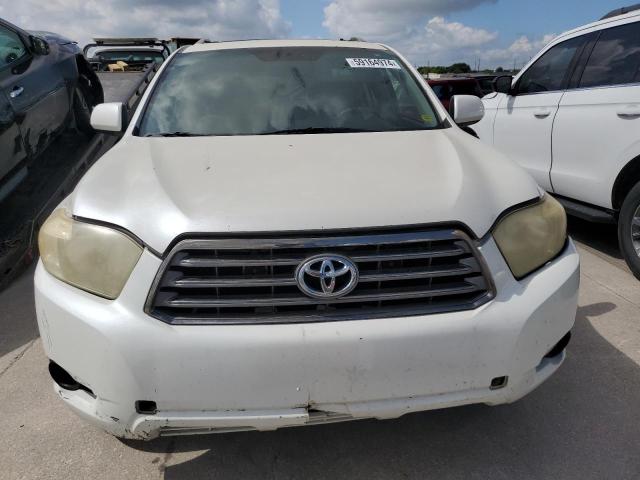 JTEES43A392125874 - 2009 TOYOTA HIGHLANDER SPORT WHITE photo 5