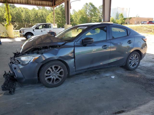 3MYDLBYV8KY525175 - 2019 TOYOTA YARIS L GRAY photo 1