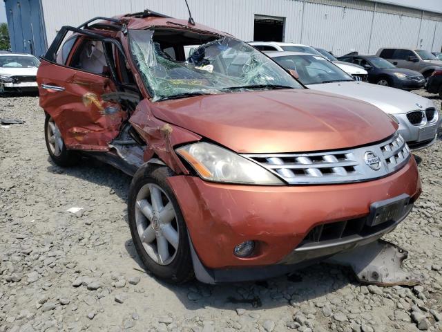 JN8AZ08W65W402391 - 2005 NISSAN MURANO SL ORANGE photo 4