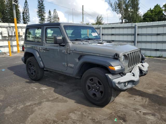 1C4GJXAN2JW266648 - 2018 JEEP WRANGLER SPORT GRAY photo 4