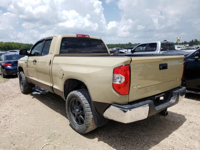 5TFUW5F13HX592493 - 2017 TOYOTA TUNDRA DOUBLE CAB SR/SR5 TAN photo 2