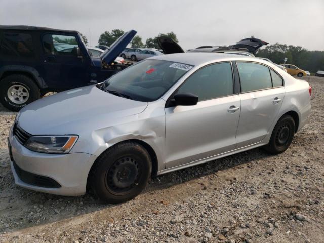 3VW2K7AJ9DM309291 - 2013 VOLKSWAGEN JETTA BASE Silber Foto 1