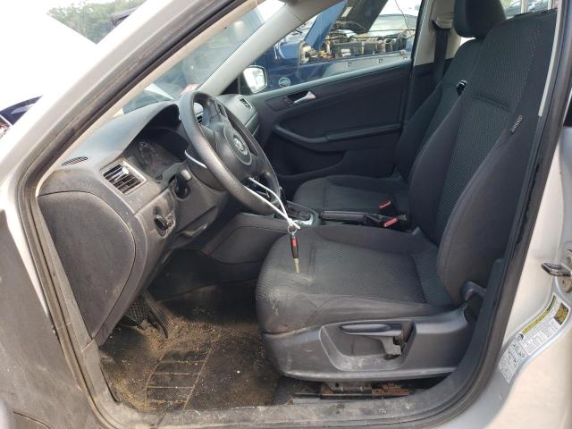 3VW2K7AJ9DM309291 - 2013 VOLKSWAGEN JETTA BASE Silber Foto 7