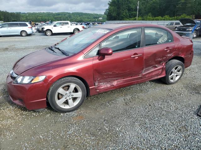 19XFA16689E016508 - 2009 HONDA CIVIC LX-S RED photo 1