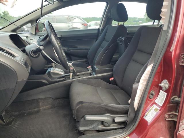 19XFA16689E016508 - 2009 HONDA CIVIC LX-S RED photo 7