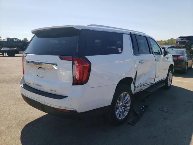 1GKS2GKDXNR171079 - 2022 GMC YUKON XL K1500 SLT WHITE photo 4