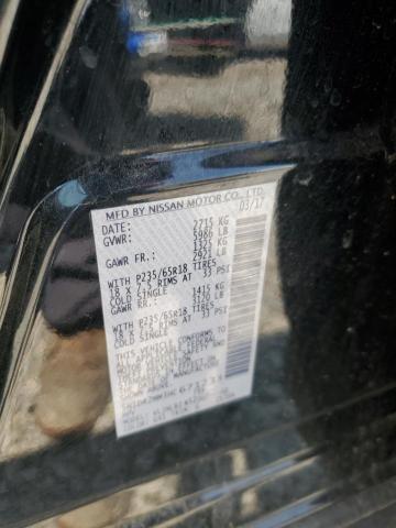5N1DR2MM3HC671233 - 2017 NISSAN PATHFINDER S BLACK photo 13