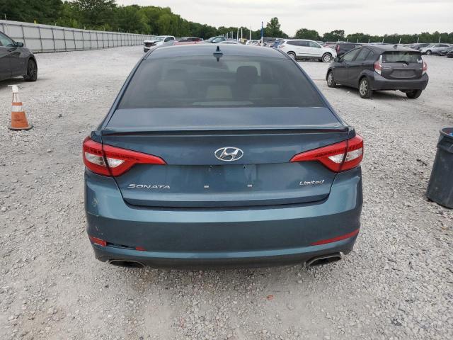 5NPE34AFXFH237422 - 2015 HYUNDAI SONATA SPORT TEAL photo 6