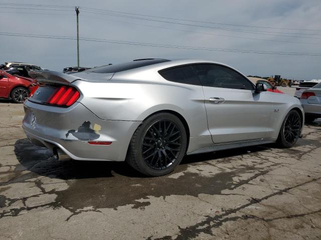 1FA6P8CF7F5391590 - 2015 FORD MUSTANG GT SILVER photo 3