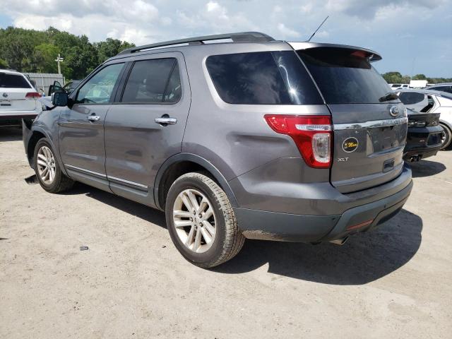 1FM5K7D8XDGC57975 - 2013 FORD EXPLORER XLT GRAY photo 2