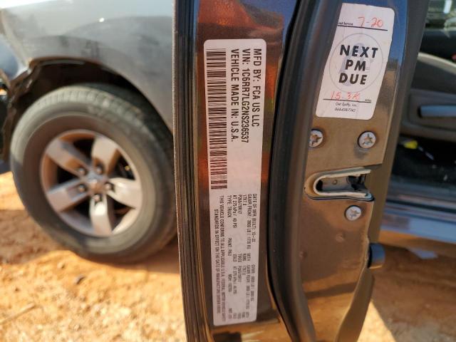 1C6RR7LG2NS236537 - 2022 RAM 1500 CLASS SLT ნაცრისფერი ფოტო 13