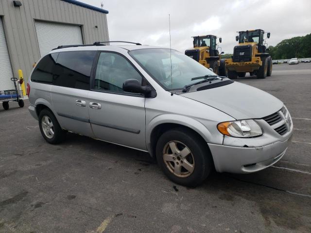 1D4GP45R56B592987 - 2006 DODGE CARAVAN SXT SILVER photo 4