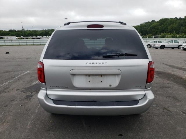 1D4GP45R56B592987 - 2006 DODGE CARAVAN SXT SILVER photo 6