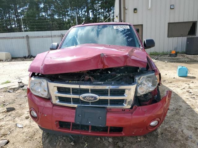 1FMCU0D7XAKA54707 - 2010 FORD ESCAPE XLT RED photo 5