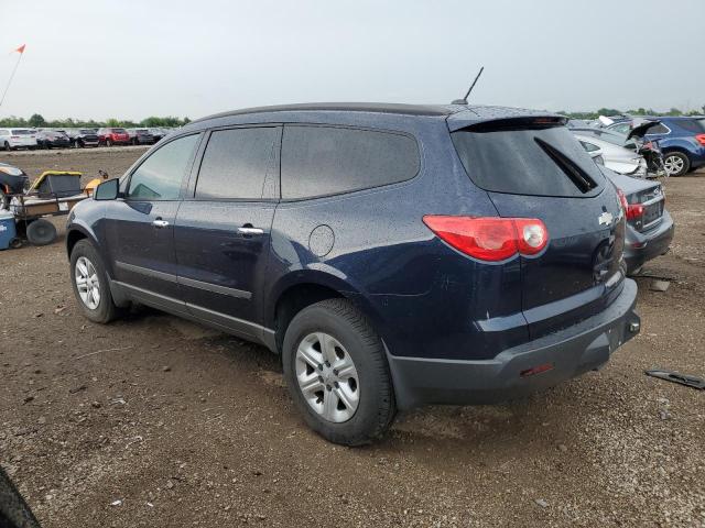 1GNKREED8BJ371029 - 2011 CHEVROLET TRAVERSE LS BLUE photo 2