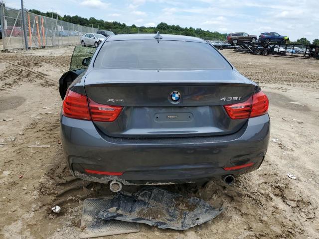 WBA3R5C56GK374258 - 2016 BMW 435 XI GRAY photo 6