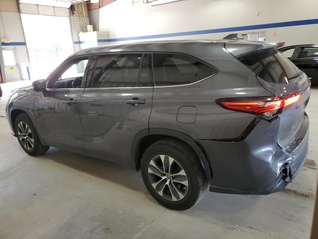 5TDGZRAH5MS525720 - 2021 TOYOTA HIGHLANDER XLE GRAY photo 2
