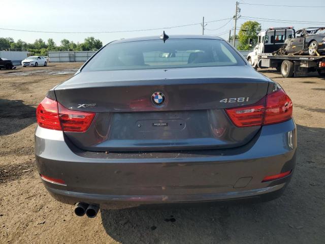 WBA3N9C58EF721615 - 2014 BMW 428 XI GRAY photo 6