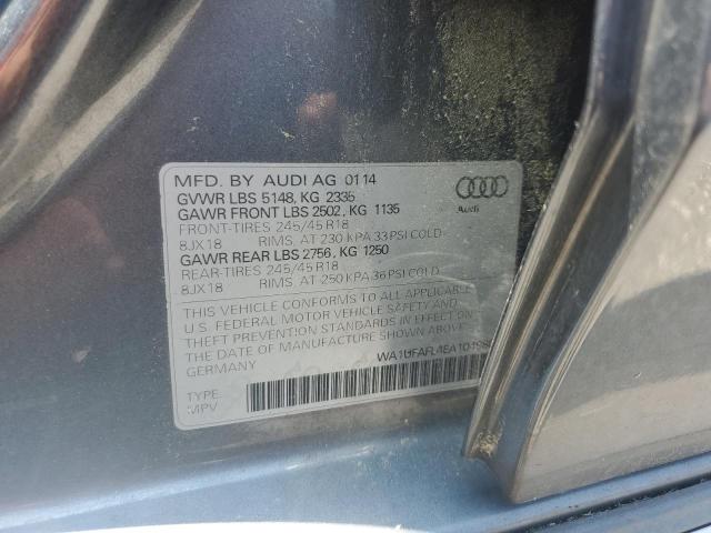 WA1UFAFL4EA104980 - 2014 AUDI A4 ALLROAD PREMIUM PLUS GRAY photo 13