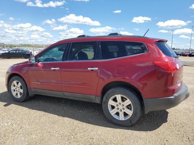 1GNEV23D89S144146 - 2009 CHEVROLET TRAVERSE LT RED photo 2