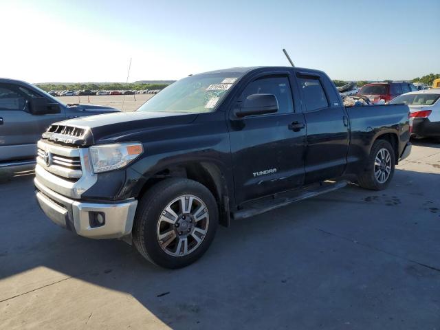 5TFRM5F1XGX105090 - 2016 TOYOTA TUNDRA DOUBLE CAB SR/SR5 BLACK photo 1