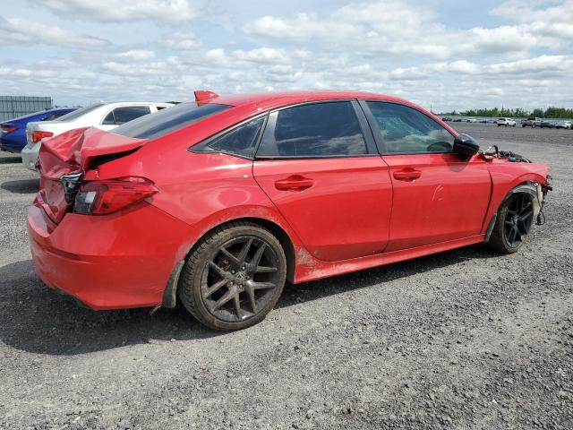 2HGFE2F53NH111978 - 2022 HONDA CIVIC SPORT RED photo 3