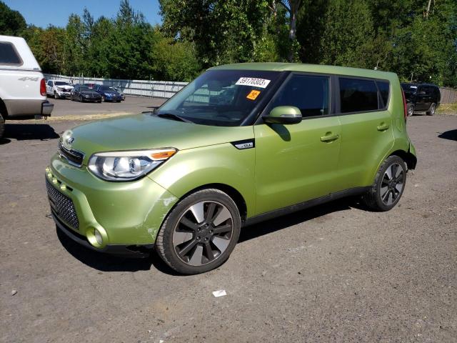 KNDJX3A50E7710073 - 2014 KIA SOUL ! GREEN photo 1