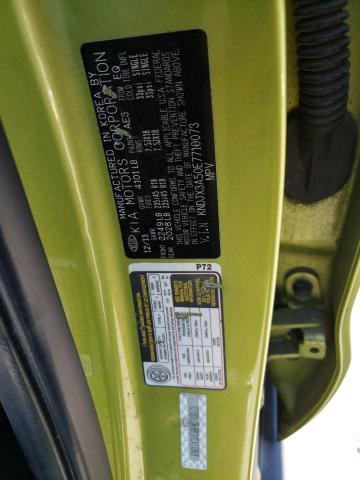 KNDJX3A50E7710073 - 2014 KIA SOUL ! GREEN photo 12