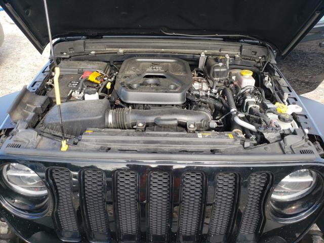1C4HJXDN9MW664315 - 2021 JEEP WRANGLER U SPORT შავი ფოტო 7