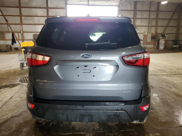 MAJ6S3GL7MC451183 - 2021 FORD ECOSPORT SE GRAY photo 6