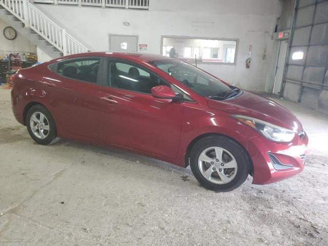 5NPDH4AE7FH550061 - 2015 HYUNDAI ELANTRA SE MAROON photo 4